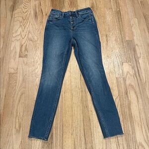 Old Navy Blue Rockstar Super Skinny Jeans